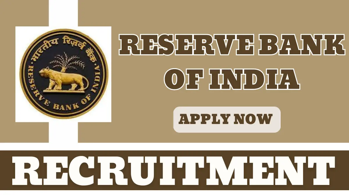 RBI JE Recruitment