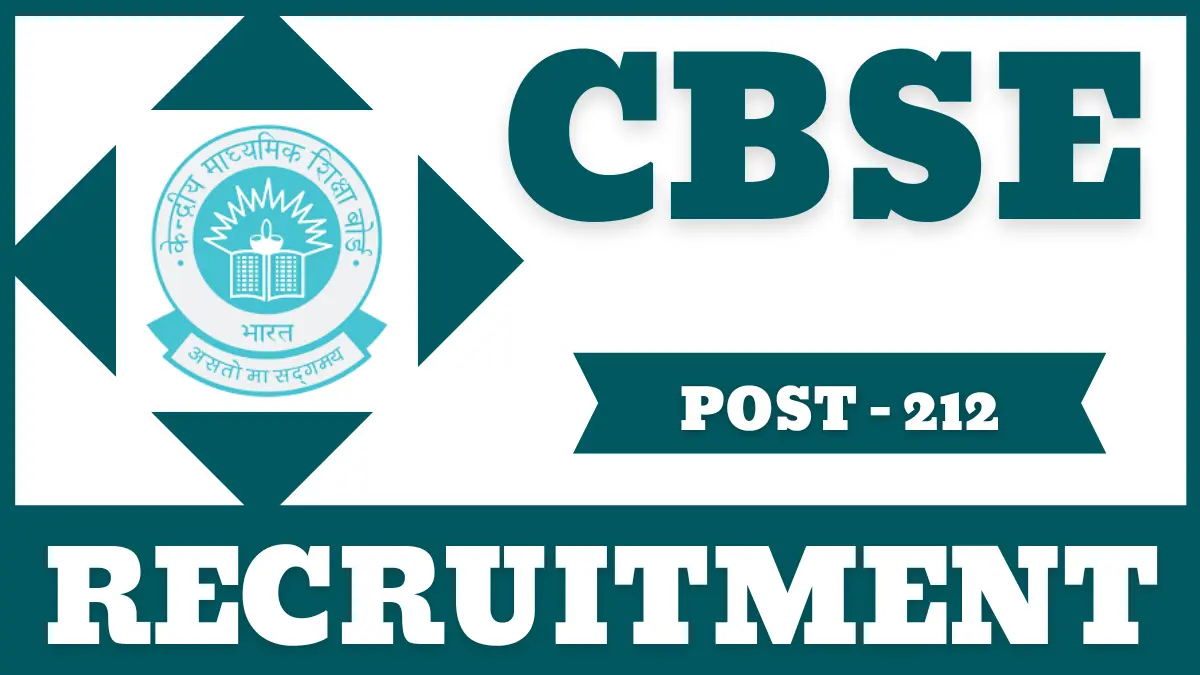 CBSE Recruitment