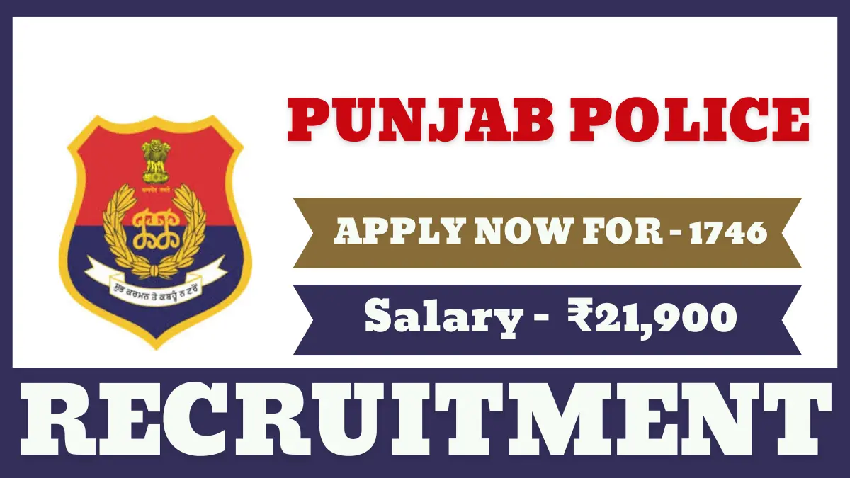 Punjab Police Recruitment 2025