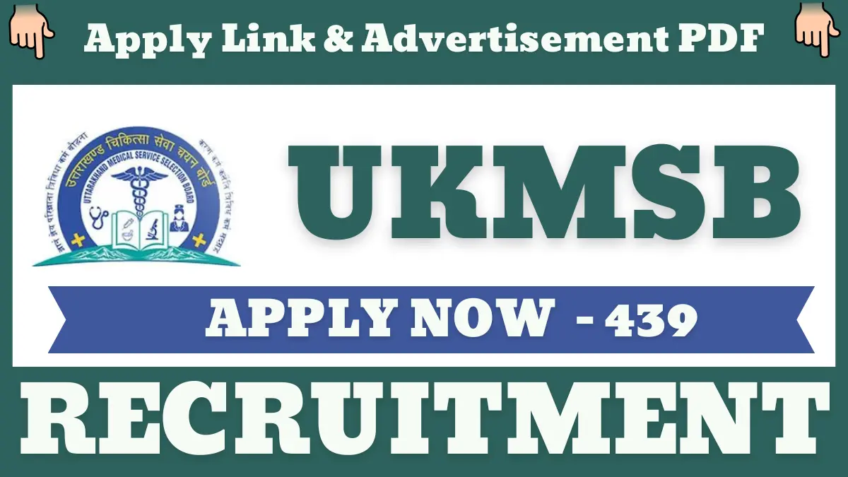 UKMSSB Recruitment 2025